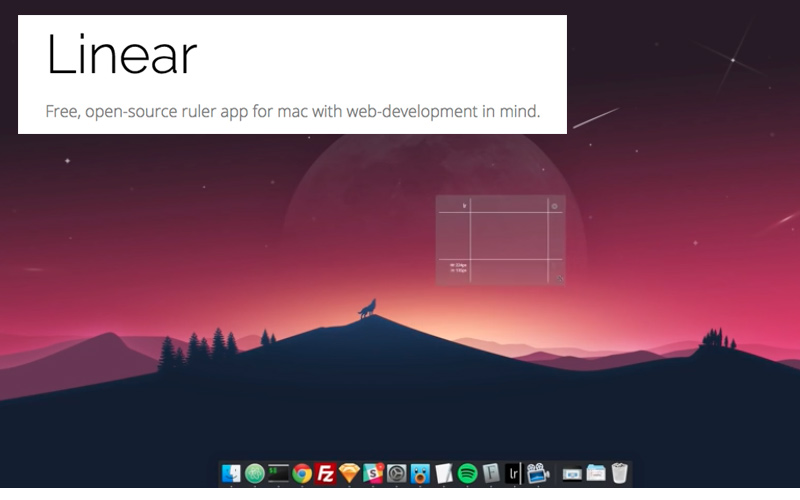Macの無料定規アプリ Linear がweb制作に最適 メニューバーに常駐して使いやすい Webデザイン事務所ハブワークスの ハブログ