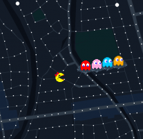 [エイプリルフール] 気がついたらGoogleマップでパックマンをプレイしてた。